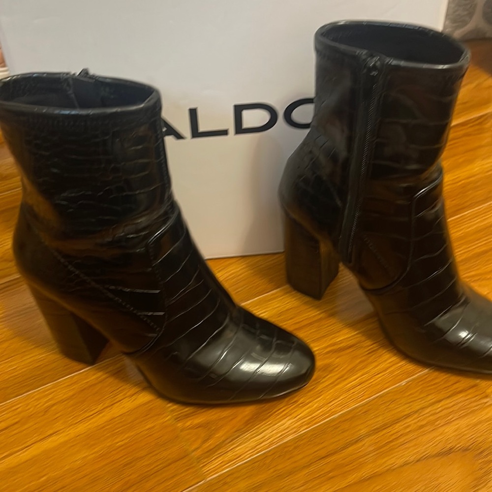 Aldo booties. Worn once. In excellent Condition